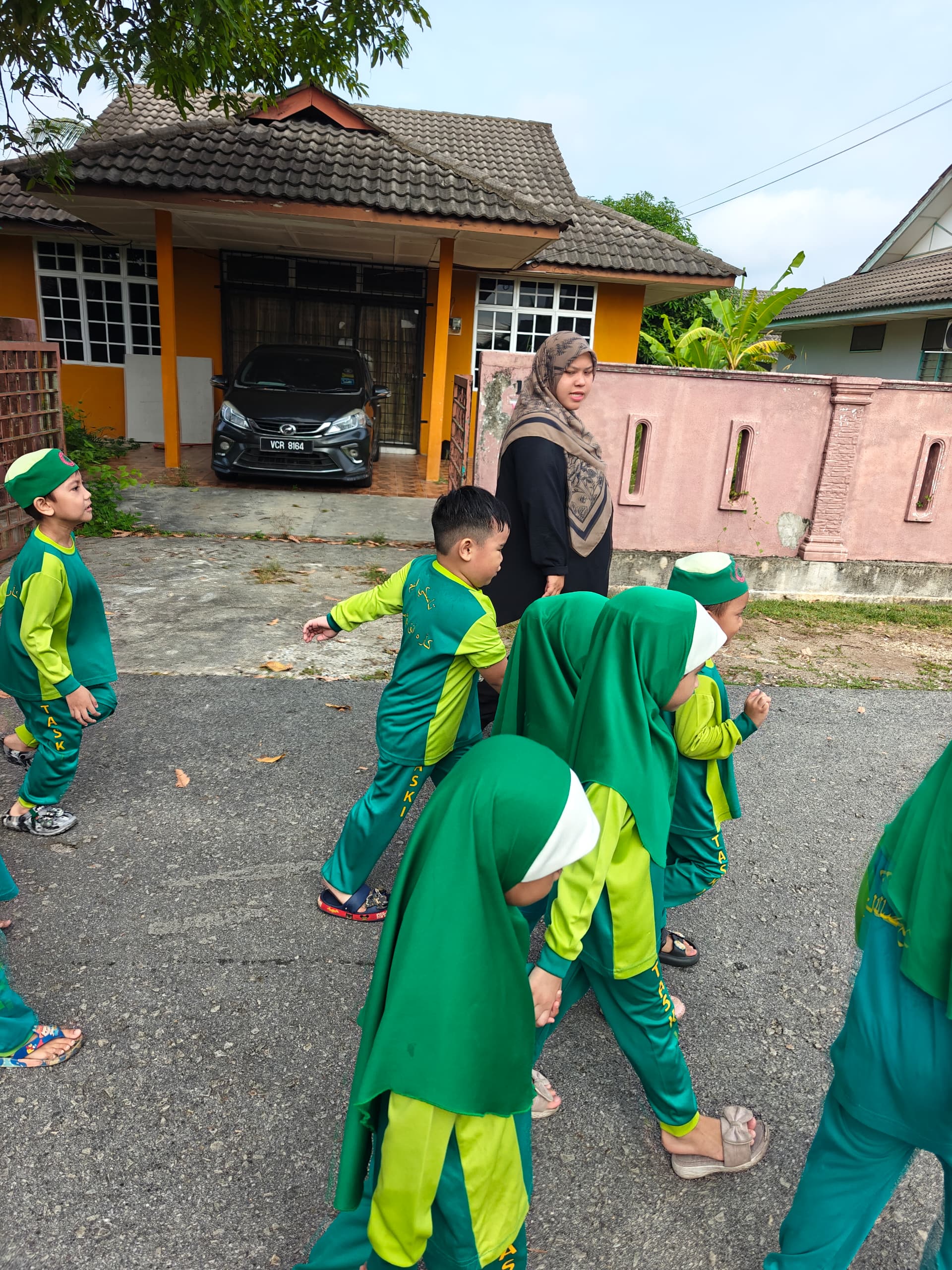 Aktiviti Brisk Walk murid TASKI As-Saadah — gambar 2