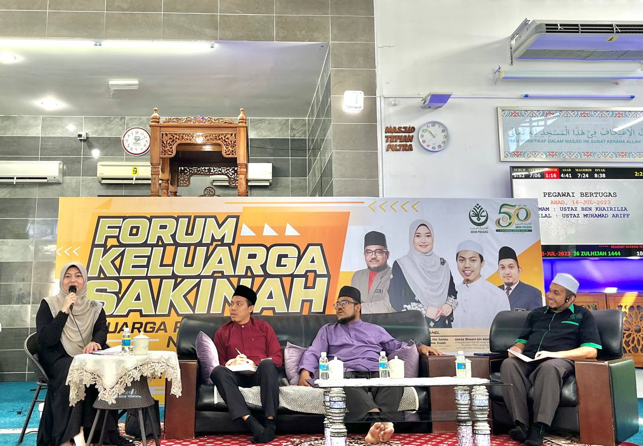 Peserta Forum Keluarga Sakinah anjuran ABIM Jengka